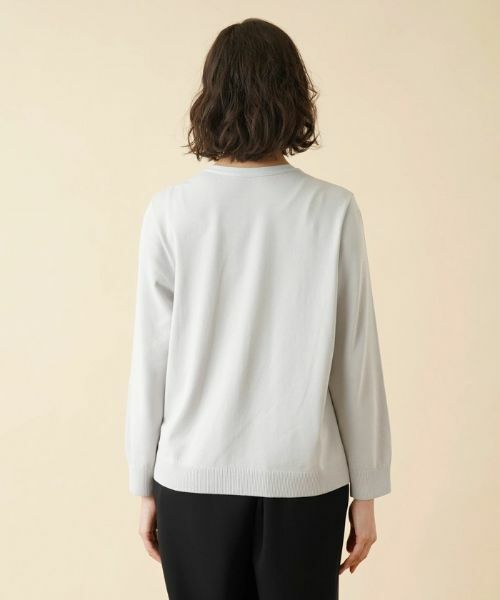 Leilian PLUS HOUSE / レリアンプラスハウス カーディガン・ボレロ | Vネックニットカーディガン | 詳細6