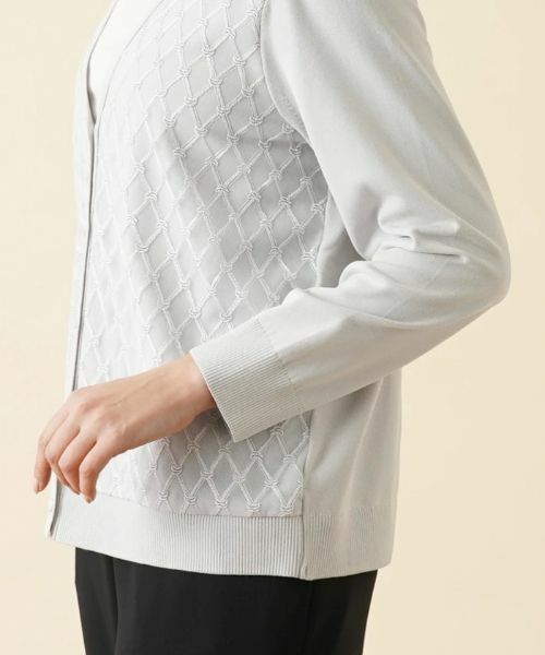 Leilian PLUS HOUSE / レリアンプラスハウス カーディガン・ボレロ | Vネックニットカーディガン | 詳細9