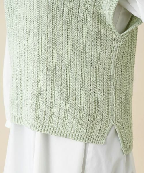 Leilian PLUS HOUSE / レリアンプラスハウス テーラードジャケット | Vネックニットベスト | 詳細10