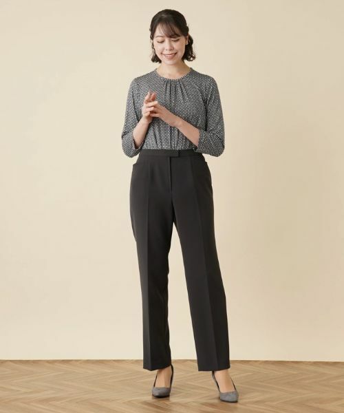 Leilian PLUS HOUSE / レリアンプラスハウス その他パンツ | 【店舗人気】センタープレスストレートパンツ | 詳細17