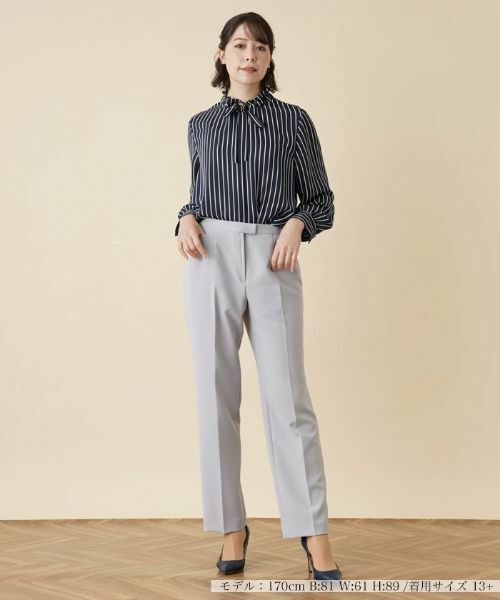 Leilian PLUS HOUSE / レリアンプラスハウス その他パンツ | 【店舗人気】センタープレスストレートパンツ | 詳細4