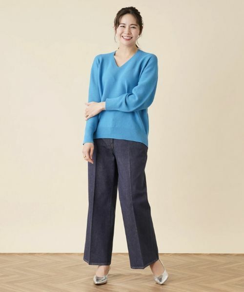 Leilian PLUS HOUSE / レリアンプラスハウス ニット・セーター | 【店舗人気】Vネックニットプルオーバー | 詳細12