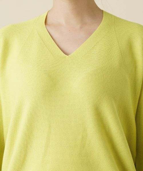 Leilian PLUS HOUSE / レリアンプラスハウス ニット・セーター | 【店舗人気】Vネックニットプルオーバー | 詳細7