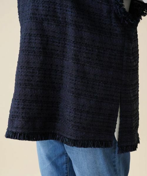 Leilian PLUS HOUSE / レリアンプラスハウス テーラードジャケット | ツイードベスト | 詳細10