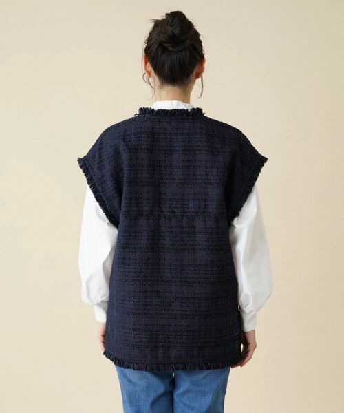 Leilian PLUS HOUSE / レリアンプラスハウス テーラードジャケット | ツイードベスト | 詳細6