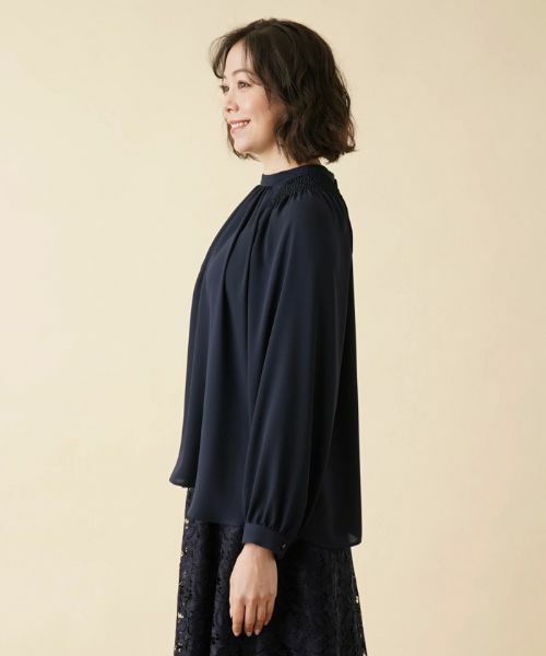 Leilian PLUS HOUSE / レリアンプラスハウス シャツ・ブラウス | ギャザーオーバーブラウス | 詳細5