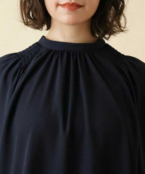 Leilian PLUS HOUSE / レリアンプラスハウス シャツ・ブラウス | ギャザーオーバーブラウス | 詳細7