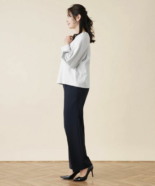 Leilian PLUS HOUSE / レリアンプラスハウス カットソー | ボートネックラグランカットソー | 詳細2