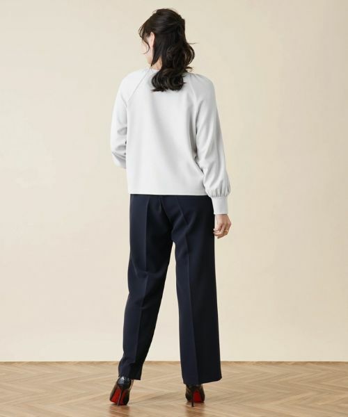 Leilian PLUS HOUSE / レリアンプラスハウス カットソー | ボートネックラグランカットソー | 詳細3
