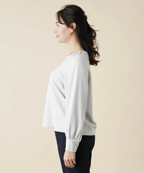 Leilian PLUS HOUSE / レリアンプラスハウス カットソー | ボートネックラグランカットソー | 詳細5
