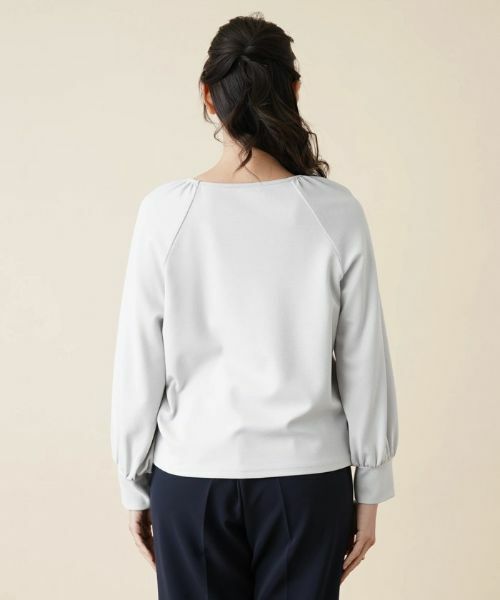 Leilian PLUS HOUSE / レリアンプラスハウス カットソー | ボートネックラグランカットソー | 詳細6