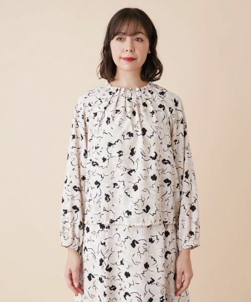 Leilian PLUS HOUSE / レリアンプラスハウス シャツ・ブラウス | 【セレモニー】【セットアップ対応商品】洗えるスモックブラウス | 詳細4