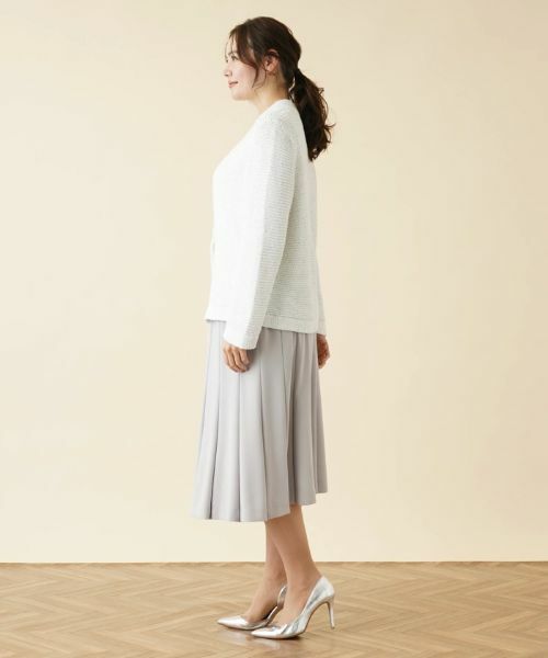 Leilian PLUS HOUSE / レリアンプラスハウス ミニ・ひざ丈スカート | ボックスプリーツミディスカート | 詳細12