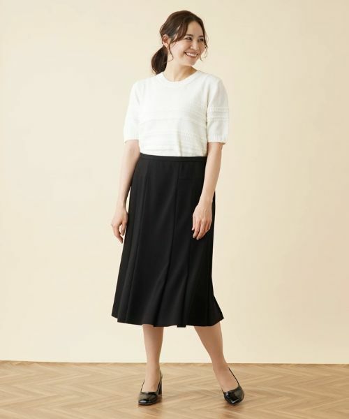 Leilian PLUS HOUSE / レリアンプラスハウス ミニ・ひざ丈スカート | ボックスプリーツミディスカート | 詳細14