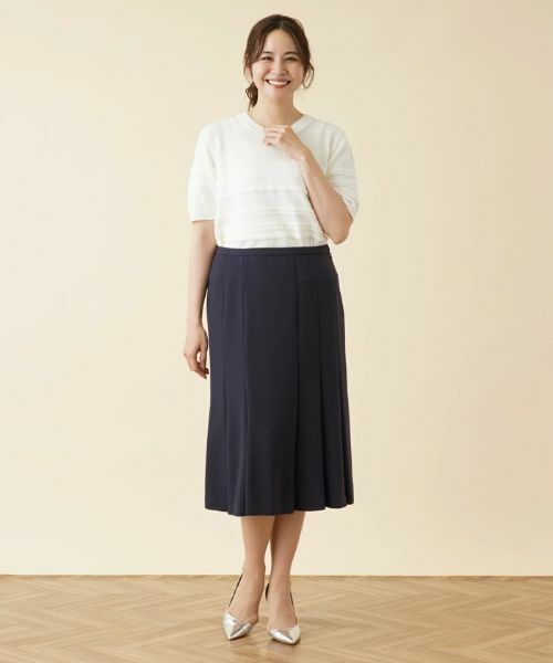 Leilian PLUS HOUSE / レリアンプラスハウス ミニ・ひざ丈スカート | ボックスプリーツミディスカート | 詳細17