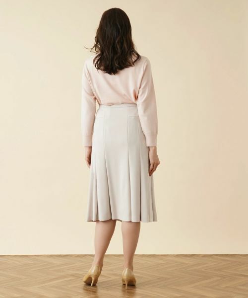 Leilian PLUS HOUSE / レリアンプラスハウス ミニ・ひざ丈スカート | ボックスプリーツミディスカート | 詳細3