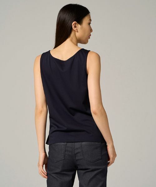 Leilian PLUS HOUSE / レリアンプラスハウス カットソー | スーピマコットンタンクトップ | 詳細6