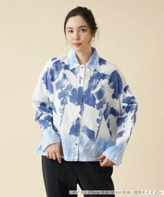 Leilian PLUS HOUSE / レリアンプラスハウス シャツ・ブラウス | プリントブラウス