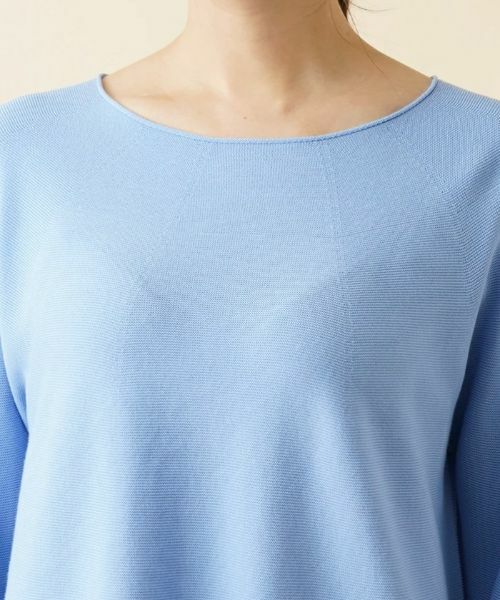 Leilian PLUS HOUSE / レリアンプラスハウス ニット・セーター | ラインラウンドネックニット | 詳細7
