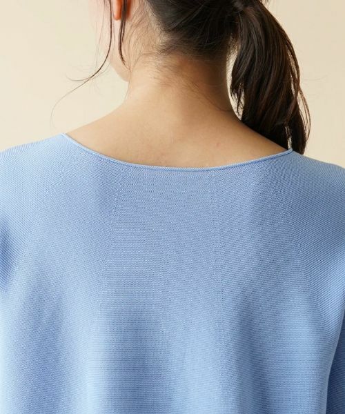 Leilian PLUS HOUSE / レリアンプラスハウス ニット・セーター | ラインラウンドネックニット | 詳細8