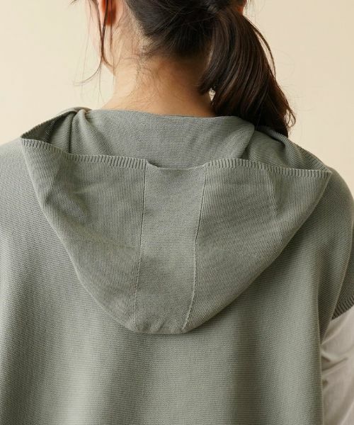 Leilian PLUS HOUSE / レリアンプラスハウス ニット・セーター | フード付きニットプルオーバー【LE TRICOT PERUGIA】 | 詳細8