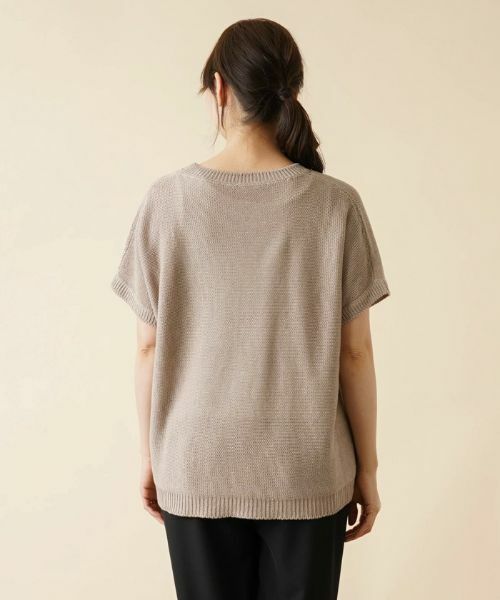 Leilian PLUS HOUSE / レリアンプラスハウス ニット・セーター | スパンコール透かし編みニット【LE TRICOT PERUGIA】 | 詳細6