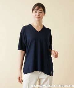 Leilian PLUS HOUSE / レリアンプラスハウス ニット・セーター | Vネックニットセーター