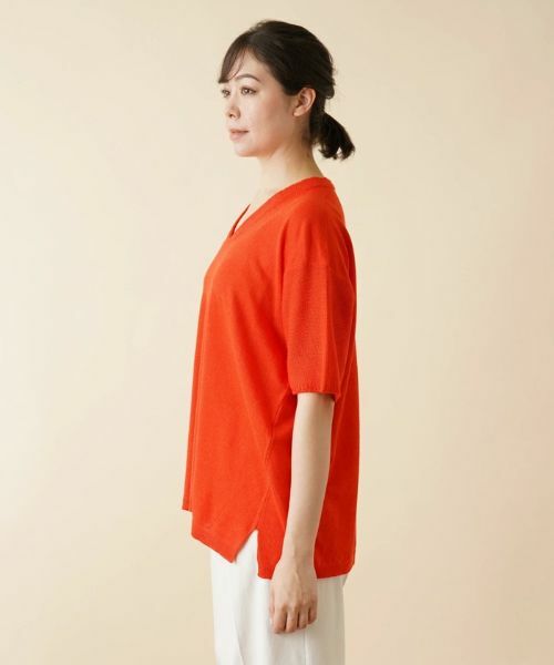 Leilian PLUS HOUSE / レリアンプラスハウス ニット・セーター | Vネックニットセーター | 詳細11