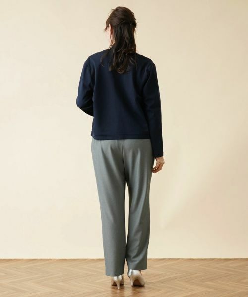 Leilian PLUS HOUSE / レリアンプラスハウス カーディガン・ボレロ | 透かし編み長袖カーディガン | 詳細3