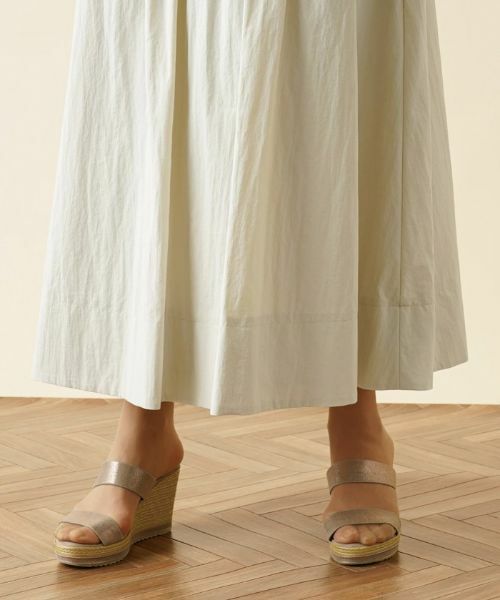 Leilian PLUS HOUSE / レリアンプラスハウス ミニ・ひざ丈スカート | 洗えるギャザー切り替えロングスカート【my Perfect wardrobe】 | 詳細9