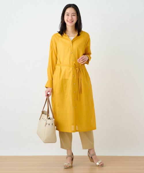 Leilian PLUS HOUSE / レリアンプラスハウス シャツ・ブラウス | 洗えるシャツワンピース【my perfect wardrobe】 | 詳細1