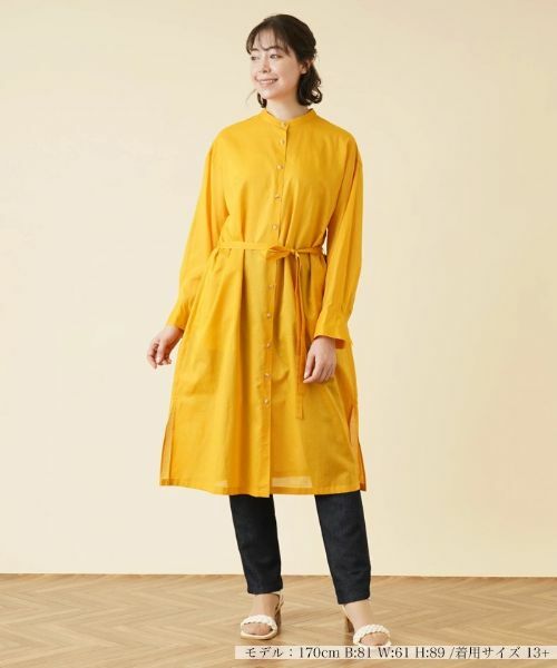 Leilian PLUS HOUSE / レリアンプラスハウス シャツ・ブラウス | 洗えるシャツワンピース【my perfect wardrobe】 | 詳細21