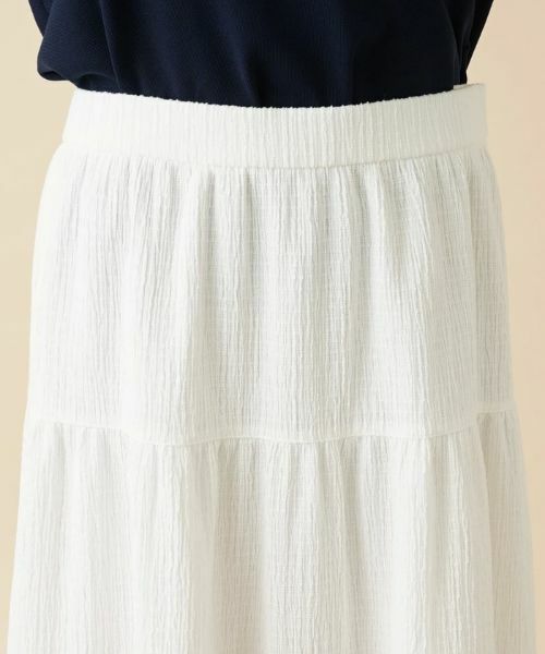Leilian PLUS HOUSE / レリアンプラスハウス ミニ・ひざ丈スカート | ギャザーロングスカート | 詳細7