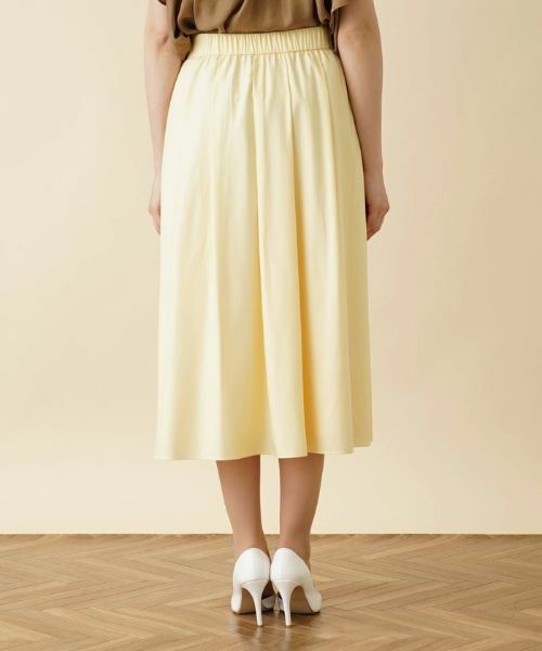Leilian PLUS HOUSE / レリアンプラスハウス ミニ・ひざ丈スカート | ギャザーフレアスカート【my Perfect wardrobe】 | 詳細9