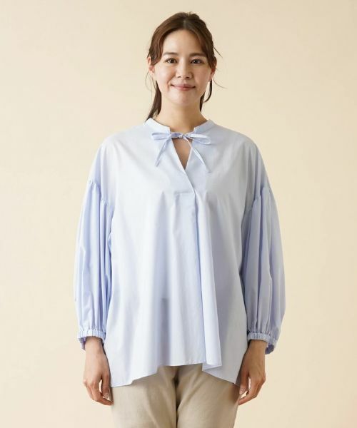 Leilian PLUS HOUSE / レリアンプラスハウス シャツ・ブラウス | リボンスキッパーブラウス【my Perfect wardrobe】 | 詳細4