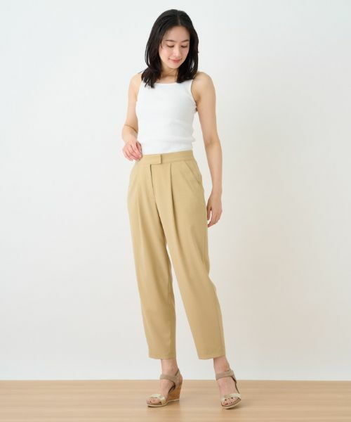 Leilian PLUS HOUSE / レリアンプラスハウス その他パンツ | 洗えるテーパードパンツ【my perfect wardrobe】 | 詳細1
