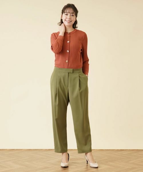 Leilian PLUS HOUSE / レリアンプラスハウス その他パンツ | 洗えるテーパードパンツ【my perfect wardrobe】 | 詳細17