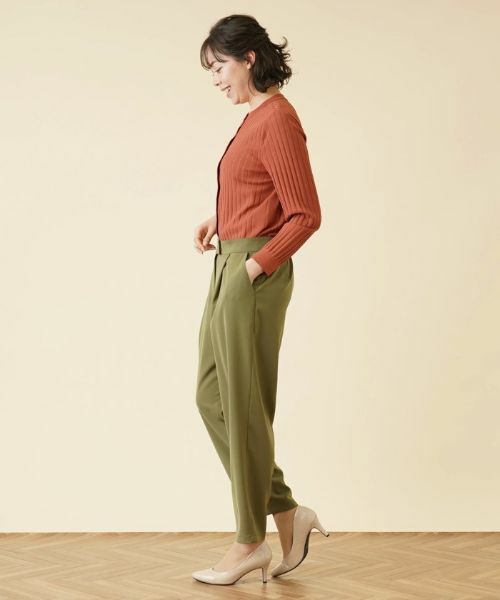 Leilian PLUS HOUSE / レリアンプラスハウス その他パンツ | 洗えるテーパードパンツ【my perfect wardrobe】 | 詳細18