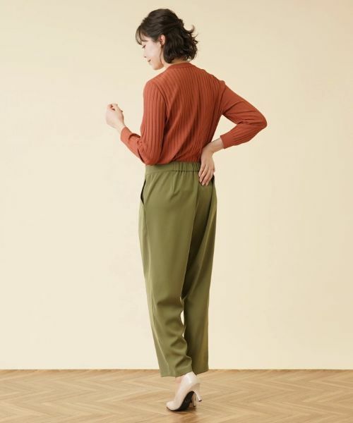 Leilian PLUS HOUSE / レリアンプラスハウス その他パンツ | 洗えるテーパードパンツ【my perfect wardrobe】 | 詳細19