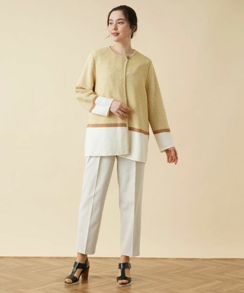 Leilian PLUS HOUSE / レリアンプラスハウス カーディガン・ボレロ | 【店舗人気】トライカラーカーディガン | 詳細11