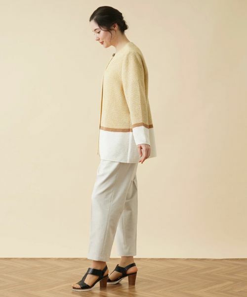 Leilian PLUS HOUSE / レリアンプラスハウス カーディガン・ボレロ | 【店舗人気】トライカラーカーディガン | 詳細12
