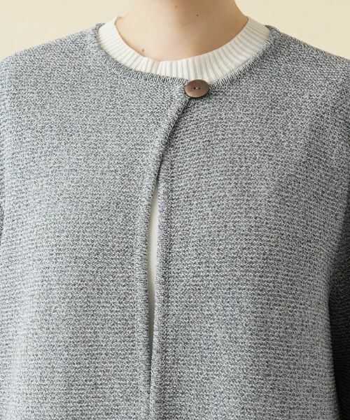 Leilian PLUS HOUSE / レリアンプラスハウス カーディガン・ボレロ | 【店舗人気】トライカラーカーディガン | 詳細7