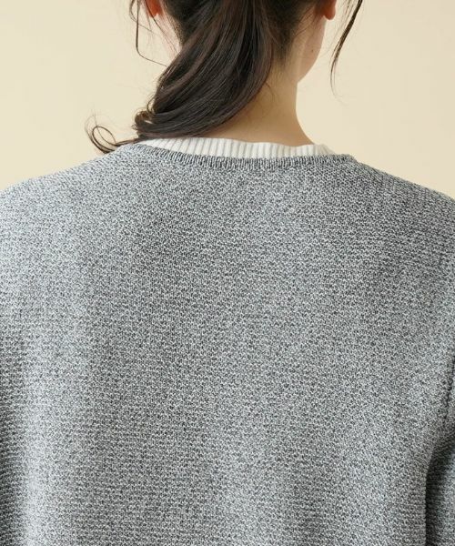 Leilian PLUS HOUSE / レリアンプラスハウス カーディガン・ボレロ | 【店舗人気】トライカラーカーディガン | 詳細8