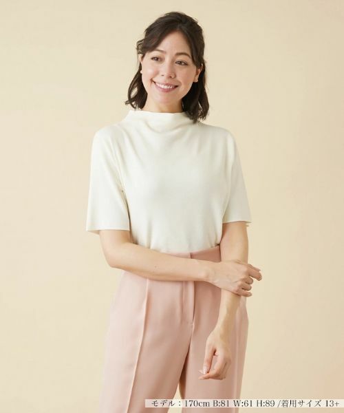 Leilian PLUS HOUSE / レリアンプラスハウス ニット・セーター | 【店舗人気】ボトルネックインナー | 詳細19