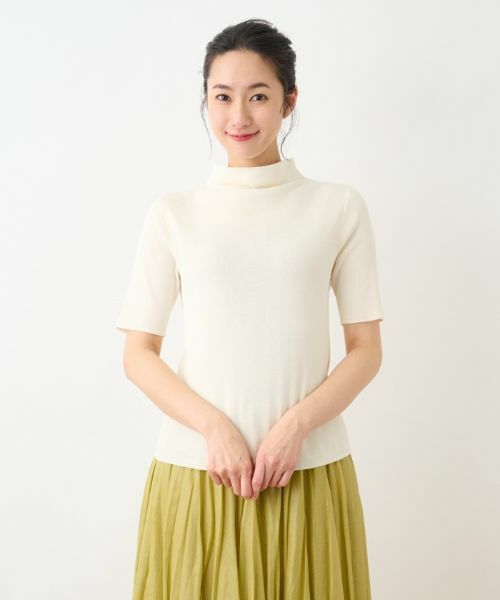 Leilian PLUS HOUSE / レリアンプラスハウス ニット・セーター | 【店舗人気】ボトルネックインナー | 詳細2