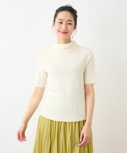 Leilian PLUS HOUSE / レリアンプラスハウス ニット・セーター | 【店舗人気】ボトルネックインナー | 詳細3