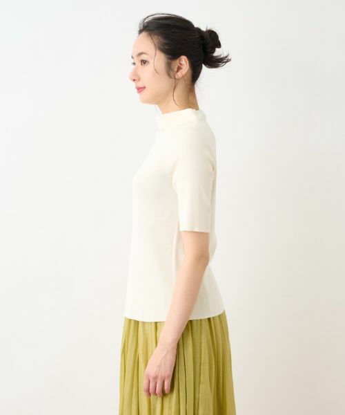 Leilian PLUS HOUSE / レリアンプラスハウス ニット・セーター | 【店舗人気】ボトルネックインナー | 詳細4