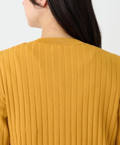 Leilian PLUS HOUSE / レリアンプラスハウス カーディガン・ボレロ | 【店舗人気】ワイドリブカーディガン | 詳細10