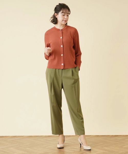 Leilian PLUS HOUSE / レリアンプラスハウス カーディガン・ボレロ | 【店舗人気】ワイドリブカーディガン | 詳細17