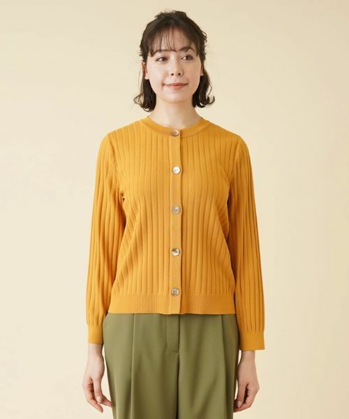 Leilian PLUS HOUSE / レリアンプラスハウス カーディガン・ボレロ | 【店舗人気】ワイドリブカーディガン | 詳細23